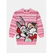 Marc Jacobs Pletena obleka LOONEY TUNES W12454 Roza Regular Fit