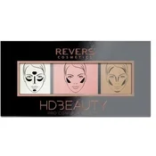 REVERS Paleta za konturiranje obraza Revers HD Beauty Pro Contour 04 3-v-1