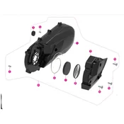 Sklop levog kartera 157M.03.310A za skuter Motovene New Adviser