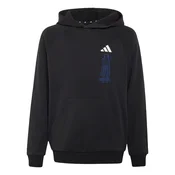 Adidas J MC HOODIE, djeciji pulover, crna CC191