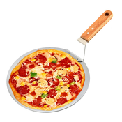 Močan inox lopar za pico 49cm leseno držalo