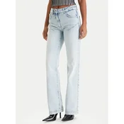 Patrizia Pepe Jeans hlače 8P0805/D1WZB-CB01 Modra Regular Fit