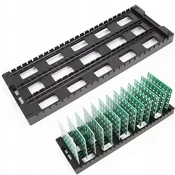 OEM Antistatično Stojalo za Tiskana Vezja PCB 43x14 Cm – 25 Žepov, ESD, Trpežna Konstrukcija