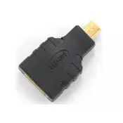 Gembird HDMI A(F) --> microHDMI(M), golden plated connectors A-HDMI-FD