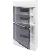 Stanovanjska omarica GEWISS 40CD N/O BE/proz. 4vrst 18M/72M 400mm 850mm 150mm IP40 S SPONKO N/PE [GW40053BD]