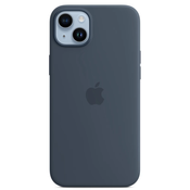 APPLE MagSafe fiksni silikon case iPhone 14 Plus olujno plava