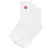 Nogavice Wilson  Quarter Top Sock 3 Pack Bright White  S
