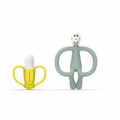 MatchStick Monkey grizalo darilni set mint green