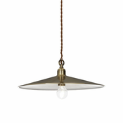 Ideal Lux - Lestenec na vrvici CANTINA 1xE27/42W/230V pr. 35 cm medenina