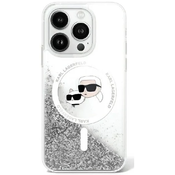 Karl Lagerfeld KLHMP16MLGKCSGH iPhone 16 Plus 6.7 hardcase transparent Liquid Glitter KarlChoupette Head Magsafe (KLHMP16MLGKCSGH)