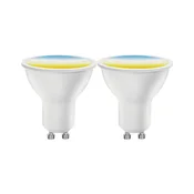 SET 2x LED prigušiva sijalica MESH Smart GU10/6,5W/230V 2700-6500K + daljinski upravljač - Aigostar