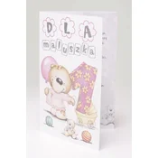 shumee Voščilnica za dojenčka (roza 1)