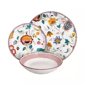 ANDREA FONTEBASSO set krožnikov Kimono, porcelan, večbarvna, 18 kos