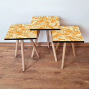 HANAH HOME Set 3 stocica 3Shp204 Orange