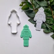 KREATIVNI SLATKIŠI Modla za kolace i ukrase Olovni vojnik, 6 cm, Bela