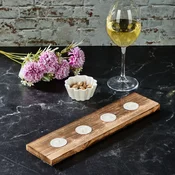 Aberto Design svijecnjak za cajnu svjetiljku N, 35 x 9 cm, smeda boja
