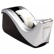 Stalak za lepljivu traku C60ST + 1x magic tape Scotch srebrno-crno ( 05SLS15S )