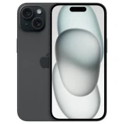 APPLE obnovljen pametni telefon iPhone 15 6GB/128GB, Black