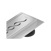 Mexen Flat 360° M18 rotacijski linijski odtok 100 cm, inox - 1023100-40