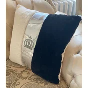 Harald GlA¶A¶ckler luxury decorative pillow PompA¶A¶s by Casa Padrino white/black/silver - GlA¶A¶ckler pillows - Designer decorative pillows - Harald GlA¶A¶ckler designer decorative accessories