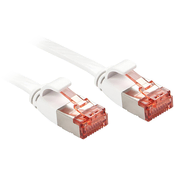 LINDY LINDY 47562 RJ45 omrežni kabel\, Patch kabel cat 6 U/FTP 2.00 m bela 1 kos, (20419652)