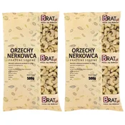 shumee Praženi soljeni indijski oreščki 1 kg (2x500 g)