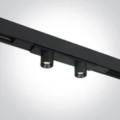 LED REFLEKTOR ZA TIRNICE/4W/3000K/200lm/36°/48V 200mm MINI/MIDI CRI90 VKLOP-IZKLOP ČRNE ŽARNICE DM42128A/B/W