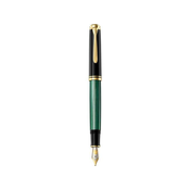 PELIKAN nalivno pero M800 Souveran, črno/zelen, M konica, v darilni škatlici 995712