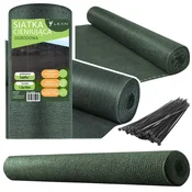Zaščitna mreža za ograjo 1.5M x 10M 140g/m2 - zelena