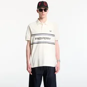 Majice Fred Perry Fred Perry Graphic Polo Shirt Ecru XL
