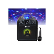 N-Gear karaoke Disco Block, disco kugla, 50W, mikrofon, baterija