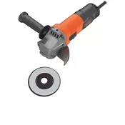 KOTNI BRUSILNIK 750 W 115 mmZ DODANO REZALNO PLOŠČO Black & Decker BEG110A