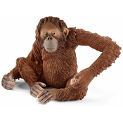Schleich wild life orangutan, samica