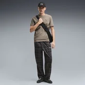 PUMA T7 Relaxed Tartan Track Pants Men, Clothing, Black, L