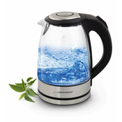 Esperanza EKK012 Stekleni električni čajnik Yosemite 1,7 L črne barve