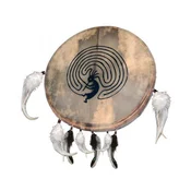 Boben Šamanski Kokopelli 35 cm Terre 38240821