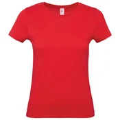 MAJICA KRATKI RUKAVI B&C #E150/WOMEN CRVENA M