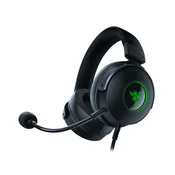 RAZER Kraken V3 Hypersense slušalke, USB, črne