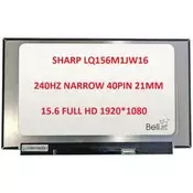 LED ekran za laptop 15.6 SLIM 40pin narrow 21mm FHD IPS KRACI bez kacenja 240hz ( 112452 )