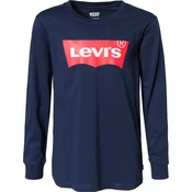 Levis  Majice z dolgimi rokavi BATWING TEE LS  Modra