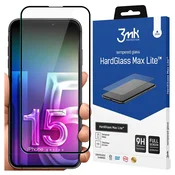 3MK Apple iPhone 15 Plus/16 Plus - 3mk HardGlass Max Lite črne barve