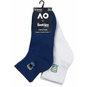 Carape za tenis Australian Open Kids Point Match Ankle Socks 2P - navy/white