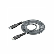 Kabel CELLULARLINE USB-C na Lightning, Tetraforce, 1.2m, črn
