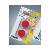Magneti Dahle ? 38 mm, 2/1, Crvena