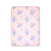 Jungle Nepromociva podloga za krevetac sa lastišem, 60x120cm, Roze