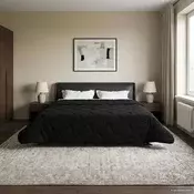 vidaXL Poletna odeja Črna 200 x 200 cm Mikrofibra in Teddy flis