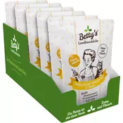 Bettys Landhausküche Mačja hrana v vrečki Adult - čisti piščanec z oljem borage - 6 x 250 g