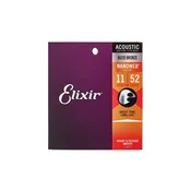 Strune za akustično/western kitaro 11-52 Elixir 11027 Nanoweb bronze
