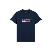 Tommy Jeans Majica Dna Play DM0DM23715 Mornarsko modra Slim Fit