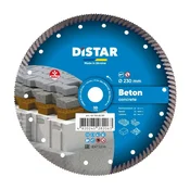 shumee Diamantni disk za beton Distar PRO 230 x 2,6 x 22,23 mm turbo